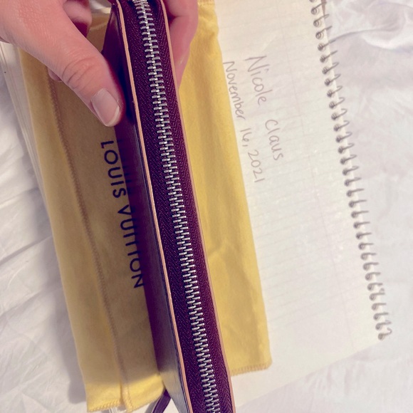 Louis Vuitton Epi Clemence Zippy Wallet-Purple and pink - Picture 3 of 10